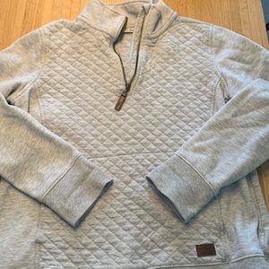 LLbean 3/4 zip sweatshirt